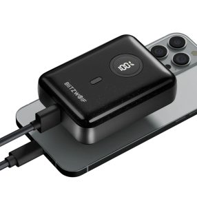   BlitzWolf BW-P21 power bank a ricarica rapida - 10000mAh - Indicatore di carica a LED, potenza di carica PD 20W