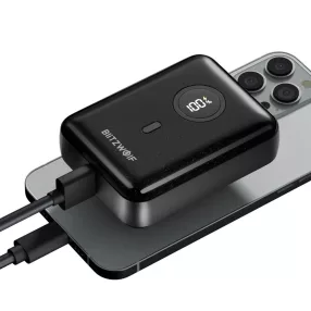   BlitzWolf BW-P21 power bank a ricarica rapida - 10000mAh - Indicatore di carica a LED, potenza di carica PD 20W