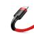 Cavo Apple Baseus premium - 0.5 metro, ricarica da 2,4 A, cover con perline - Rosso