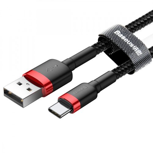 Cavo USB-Type C Baseus premium - 1 metro, ricarica da 3 A, cover con perline - Nero