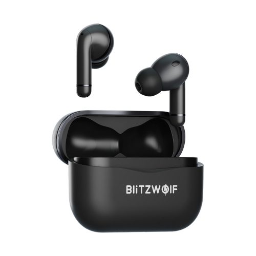Blitzwolf® BW-ANC3 - Riduzione attiva del rumore, auricolare Bluetooth a mezza lunghezza. suono potente, 6 ore di riproduzione
