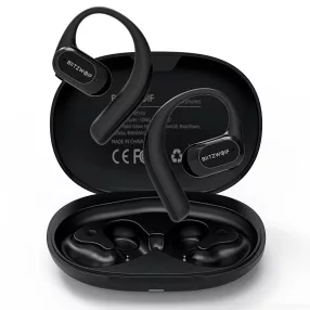   BlitzWolf® BW-BTS10 - Auricolari Bluetooth a conduzione ossea - Design con gancio auricolare, BT5.4, resistenza all acqua IPX8, 10 ore