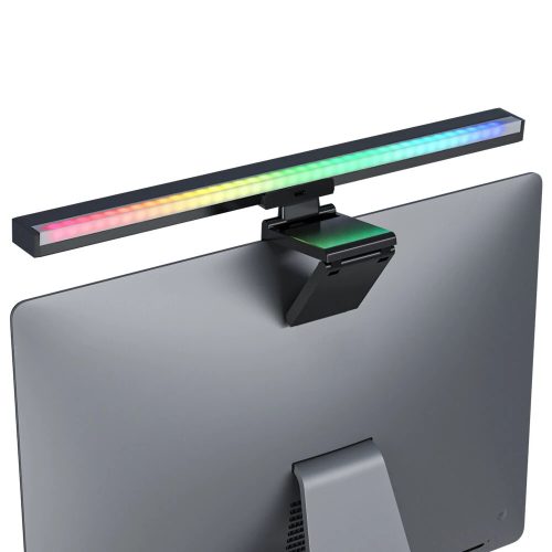 BlitzWolf® BW-CML2 Pro - Lampada LED Gamer RGB Monitor con touch e telecomando - Rivestimento protezione occhi, 400-1000 Lux, temperatura colore 2700K-6500K, alimentazione USB