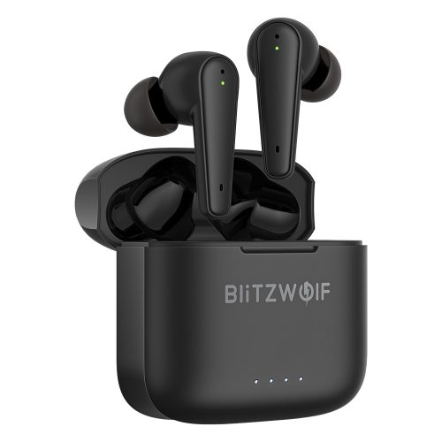 Blitzwolf® BW-FYE11 - Auricolare Bluetooth a mezza lunghezza con riduzione attiva del rumore. suono cristallino e profondo, 6,5 ore di funzionamento