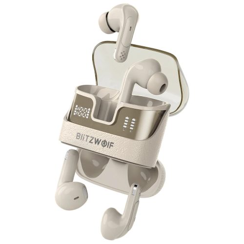 Blitzwolf® BW-FYE17 - 2 paia di auricolari in un'unica custodia di ricarica. Altoparlante grande da 13 mm: suono perfetto, 2x12 ore di funz.