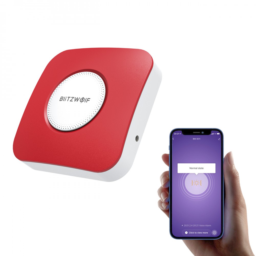 Alarma Sensor Magnetico Sirena Autonomo Apertura Notifica Por Wifi