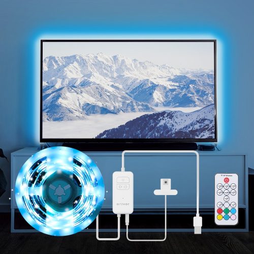 BlitzWolf® BW-LT32 Kit di strisce luminose USB RGB 2M per TV