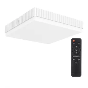  BlitzWolf® BW-LT40 - Plafoniera LED quadrata 24W / 2200LM: 3 temperature di colore, telecomando, impermeabile IP54