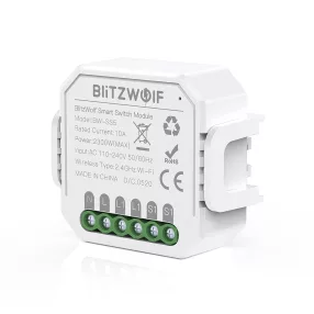   Blitzwolf® BW-SS5 - Controller SMART a 2 vie - Controllo delle applicazioni, tempistica, comando vocale. Integrazione Amazon Echo, Google Home e IFTTT