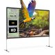 BlitzWolf® BW-VS6 - Schermo di proiezione da 100 pollici con supporto stabile. Risoluzione 4K 16:9, pieghevole, antirughe