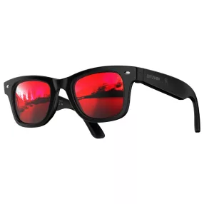   BlitzWolf® BW-AG1 - Occhiali SMART con lenti rivestite di rosso - Monitoraggio della frequenza cardiaca, dell ossigeno nel sangue, IP66