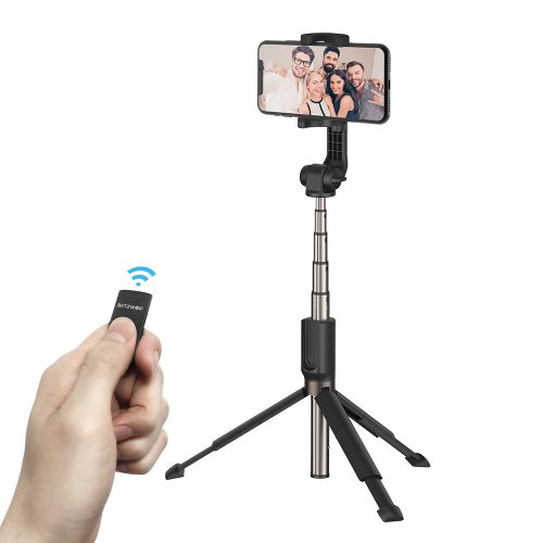 BlitzWolf BW-BS4 (treppiede) selfie stick esteso e supporto per telefono con telecomando
