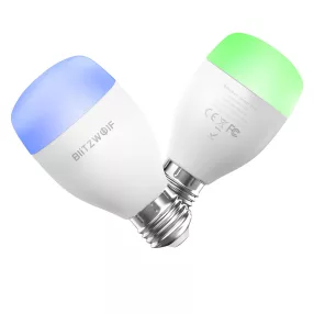   Smart LED Birne - Blitzwolf® BW-LT27 9W, 850lm, E27, App control.