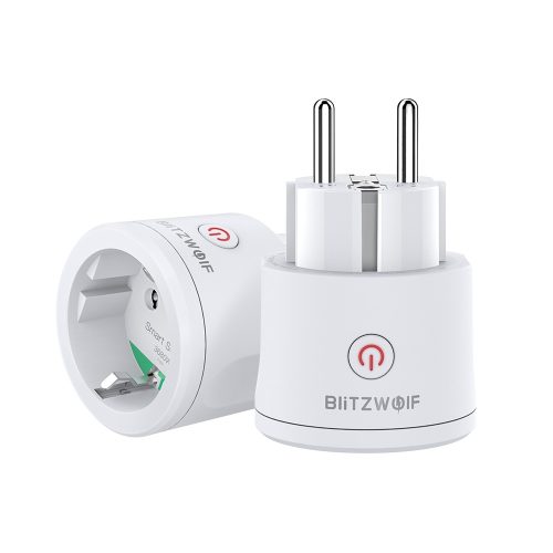 Blitzwolf® BW-SHP10 Presa Intelligente WiFi, Presa WiFi Amazon Smart Plug EU Socket, Prese Intelligente Multipla compatibile con Smartphone iOS Android App Presa Wireless