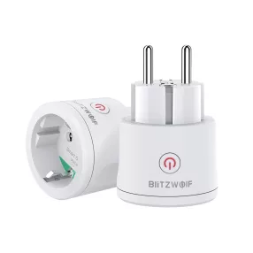   Blitzwolf® BW-SHP13 ZigBee 3.0 Presa Intelligente WiFi, Presa WiFi Amazon Smart Plug EU Socket, Prese Intelligente Multipla compatibile con Smartphone iOS Android App Presa Wireless