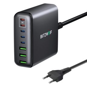   Stazione di ricarica rapida da tavolo Blitzwolf® BW-S26 250W a 8 porte USB PD