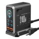 Stazione di ricarica rapida da tavolo Blitzwolf® BW-S31 240W a 6 porte (4xUSB-C+2xUSB-A) PD con display digitale