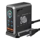 Stazione di ricarica rapida da tavolo Blitzwolf® BW-S31 240W a 6 porte (4xUSB-C+2xUSB-A) PD con display digitale