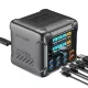 Blitzwolf® BW-S33 - Stazione di ricarica rapida da tavolo PD a 8 porte (6xUSB-C+2xUSB-A) da 420 W con display digitale