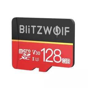   BlitzWolf® BW-TF1 - Scheda micro SD di classe 10 con adattatore - 128GB
