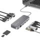 Blitzwolf BW-TH11 Hub 11 in uno: 2x porte HDMI, 100 W, USB 3.0, lettore di schede SD, VGA, Jack, porta LAN