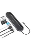 Blitzwolf BW-TH9 docking station 12 in 1: porta USB 3.0, lettore di schede SD, HDMI, porta VGA, porta di ricarica USB C, RJ45, Jack Blitzwolf BW-TH9 docking station 12 in 1: porta USB 3.0, lettore di schede SD, HDMI, porta VGA, porta di ricarica USB C, RJ45, Jack