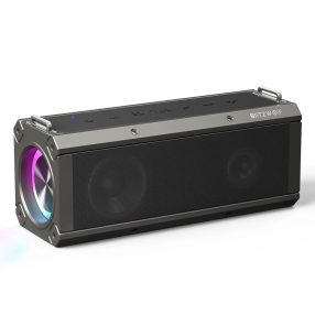  BlitzWolf® BW-WA3 Pro - Altoparlante Bluetooth da 120 W con 2 altoparlanti dedicati deep + 2 high, bassi profondi, 16000 mAh, luci RGB