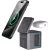 Blitzwolf BW-i113 - Stazione di ricarica da tavolo da 105 W - 3 porte USB-C + 1 porta USB-A + 2 porte di ricarica wireless (Qi)