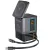Blitzwolf BW-i116 Max - Tazione di ricarica da tavolo - Con cavo Type-C retrattile integrato e ricarica wireless (Qi), total: 6 port
