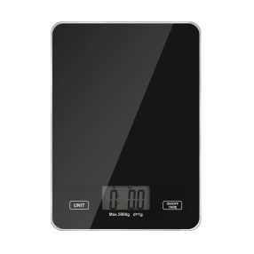  DIGOO DG-TGK1 - Bilancia da cucina digitale, max 5 kg, precisione fino a 1g (nero)