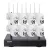 ESCAM WNK718 - 8 custodie in metallo, sistema di telecamere dome IP WiFi per esterni: 1080P, visione notturna a colori, rilevamento del movimento, suono bidirezionale, IP66
