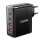 ESSAGER® ES-CD37 - Caricabatterie da parete USB da 100 Watt - 4 porte (2x Type C + 2x USB-A) per Android, Apple e Windows
