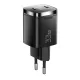ESSAGER® ES-CD45 - Caricabatterie da parete USB da 33W con display a LED - 2 porte Type-C: per sistemi Android, Apple e Windows