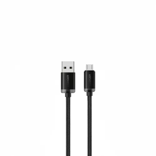 ESSAGER ES-X60 - 1 metro, Type-A - USB Micro, cavo USB, ricarica 29W, rivestimento in tessuto perlato
