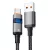 ESSAGER ES-X61 - 1 metri, Type-A - Type-C USB cavo. Display digitale, ricarica da 100 W, rivestimento in tessuto perlato