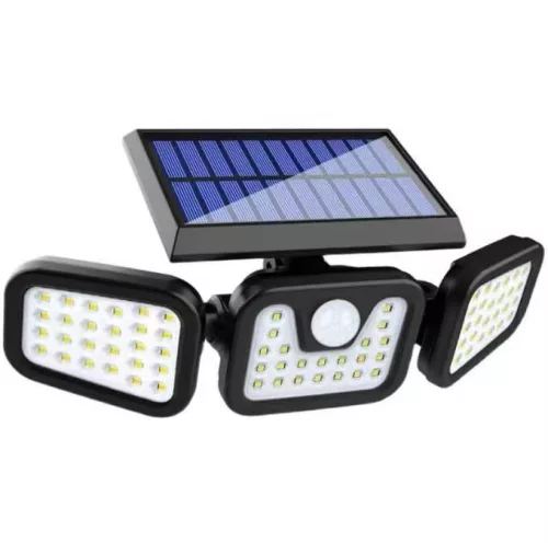 Lampada solare da esterno - BlitzWolf BW-OLT4 con rilevatore di movimento, Bianco freddo (6500K) resistente all