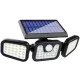 Lampada solare da esterno - BlitzWolf BW-OLT4 con rilevatore di movimento, Bianco freddo (6500K) resistente all