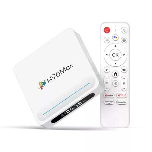 H96MAX H618 Plus - 4+32G Android™ 14 TV Box - 8K Ultra HD Smart Streaming lettore multimediale. Quad Core processor, WiFi 6