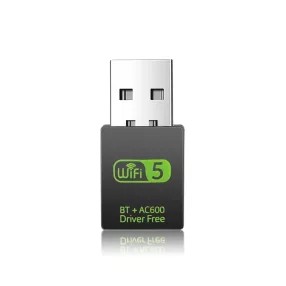   HIGI® G38 & Bluetooth - Adattatore WiFi (2 in 1) - Bluetooth 5.0 e WiFi dual band (2,4GHz + 5,8GHz) velocità 150Mbps / 433Mbps