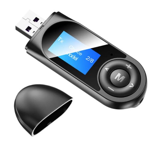 HiGi® T13 - Display LED USB Bluetooth 5.0 Ricevitore audio e trasmettitore in uno