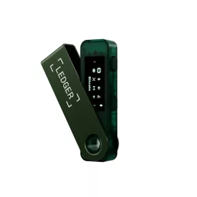   Ledger Nano S Plus Emerald Green Crypto Hardware Wallet - Proteggi le tue criptovalute, NFT e token