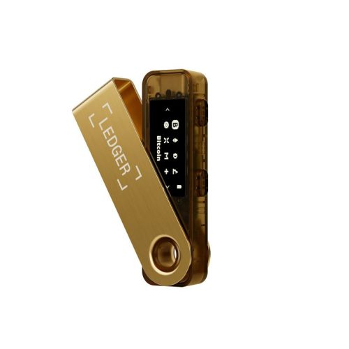 Ledger Nano S Plus Gold Crypto Hardware Wallet - Proteggi le tue criptovalute, NFT e token