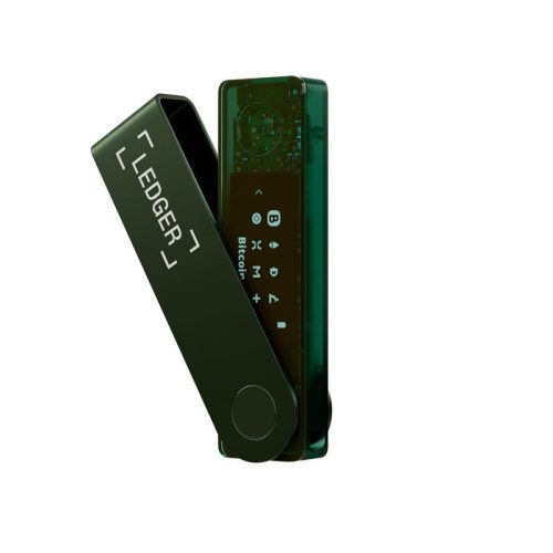 Portafoglio hardware Ledger Nano X Emerald Green Hardware Wallet - per risorse crittografiche
