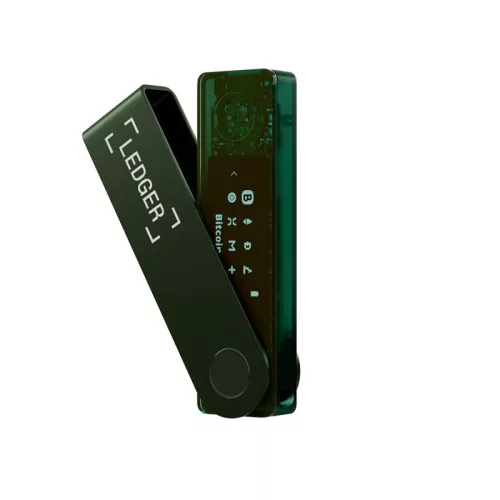 Portafoglio hardware Ledger Nano X Emerald Green Hardware Wallet - per risorse crittografiche