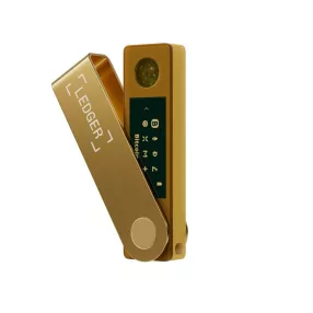   Portafoglio hardware Ledger Nano-X Gold Hardware Wallet - per risorse crittografiche