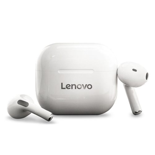 Auricolari wireless Lenovo LivePods LP40 con custodia di ricarica - Comodi da indossare, dimensioni ridotte, autonomia di 5 ore