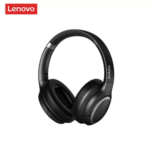 Cuffie Bluetooth Lenovo® TH40 - ANC: microfono con cancellazione attiva del rumore, altoparlanti da 40 mm, 20 ore di utilizzo - nero