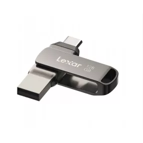   Lexar® JumpDrive® D400 USB 3.1 Type-C Dual Slot PenDrive in metallo – per telefono e computer. Alloggiamento in alluminio, 128 GB
