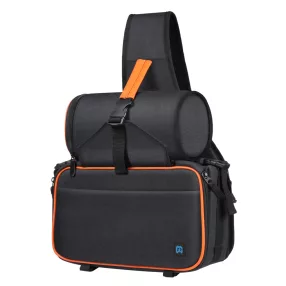   PULUZ PU5014B Borsa a tracolla fotografica triangolare impermeabile per fotocamere reflex con custodia per obiettivo staccabile - Nera