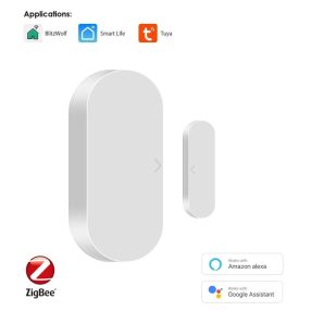   RSH DS03 Sensore porta intelligente per finestre e porte - con controllo ZigBee (HUB), Funzionamento a batteria AAA. Piccole dimensioni, lunga durata della batteria